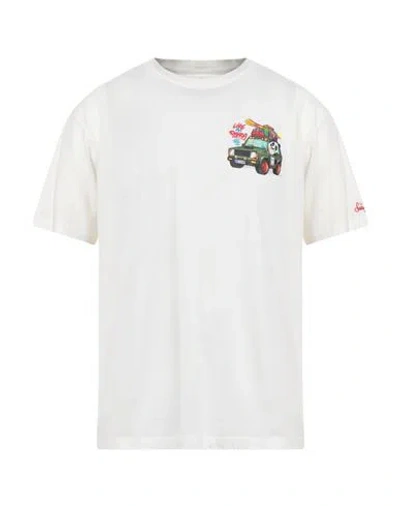Mc2 Saint Barth Après-ski Collection Crypto Puppets Man T-shirt White Size L Cotton