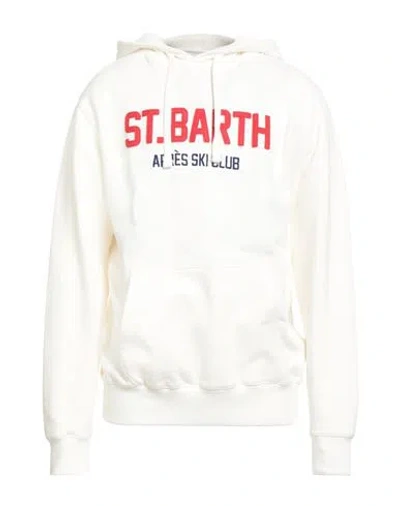 Mc2 Saint Barth Après-ski Collection Man Sweatshirt White Size Xl Cotton