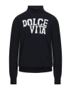 Mc2 Saint Barth Après-ski Collection Man Turtleneck Midnight Blue Size Xl Wool, Viscose, Cashmere, P
