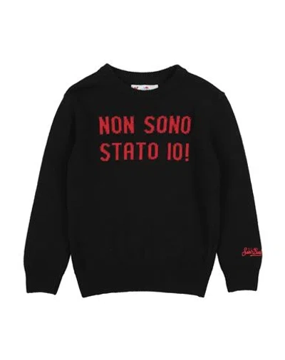 Mc2 Saint Barth Babies'  Après-ski Collection Toddler Boy Sweater Black Size 6 Wool, Viscose, Polyamide, Cash