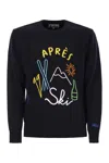 Mc2 Saint Barth Heron Sweater Round-neck Sweater In Navy