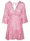 Mc2 Saint Barth Patterned Dress In Pink