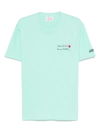 MC2 SAINT BARTH AQUA GREEN CREW NECK T-SHIRT