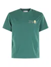 Mc2 Saint Barth Classic T Shirt In Warm Fabric In Green