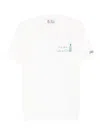 Mc2 Saint Barth Arnott Embroidered T-shirt In White