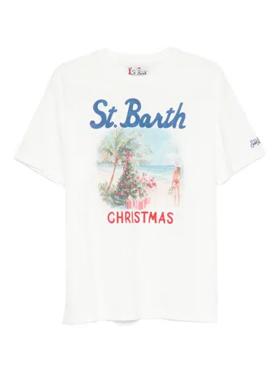 Mc2 Saint Barth Arnott Logo-print T-shirt In White