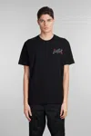 Mc2 Saint Barth Arnott Capodanno Faccio Danno Embroidered T-shirt In Black