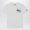 Mc2 Saint Barth Arnott T-shirt In White With Car Embroidery In White