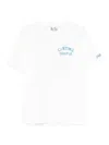 Mc2 Saint Barth Arnott Warm Logo-embroidered T-shirt In White
