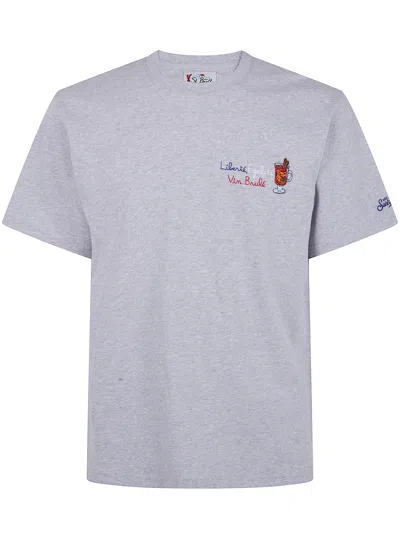 Mc2 Saint Barth "arnott Warm" T-shirt In Gray