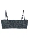 Mc2 Saint Barth Athena Bikini Top In Blue