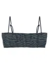 Mc2 Saint Barth Athena Bikini Top In Blue