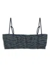 Mc2 Saint Barth Athena Bikini Top In Black