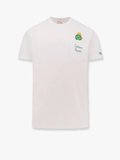 Mc2 Saint Barth Austin Cotton T-shirt In White
