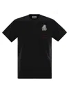 Mc2 Saint Barth Austin T Shirt With Embroidery And Breast Pocket In Black