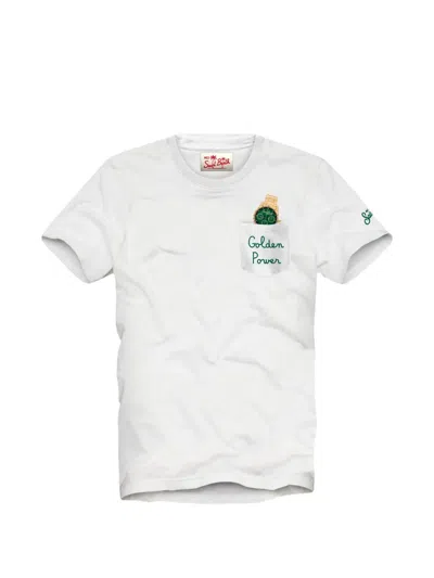 Mc2 Saint Barth Austin Graphic T-shirt In White
