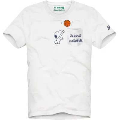 Mc2 Saint Barth Austin T-shirt In White