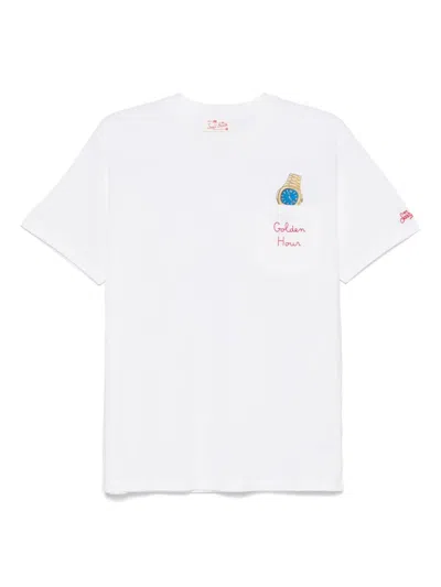 Mc2 Saint Barth Austin T-shirt In White