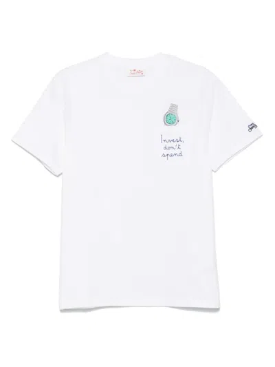 Mc2 Saint Barth Austin T-shirt In White