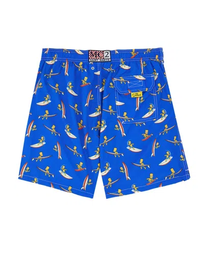 Mc2 Saint Barth Azure Polyester Swimwear In Multi