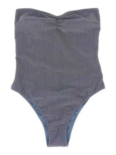 Mc2 Saint Barth Soleil One-piece Swimsuit In Gray