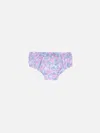 Mc2 Saint Barth Baby Girl Bloomers Pimmy With Flower Print In Pink