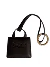 Mc2 Saint Barth Bag Charm In Black