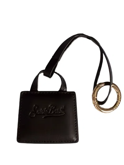 Mc2 Saint Barth Bag Charm In Black