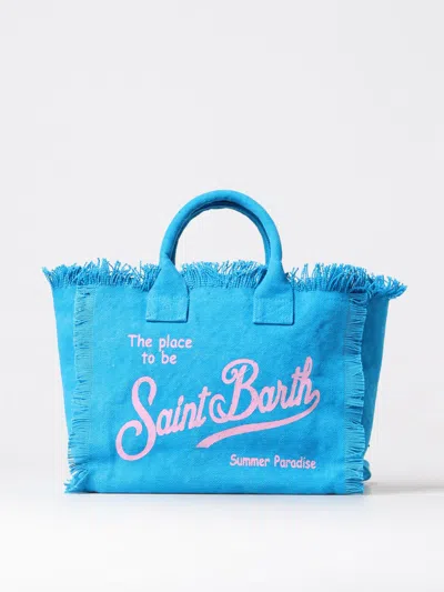 Mc2 Saint Barth Bag  Kids Color Gnawed Blue