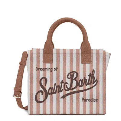 Mc2 Saint Barth Bag Shoulder Vanmd001-01782l In Hb Stripes Leather 1919 Emb (01782l)