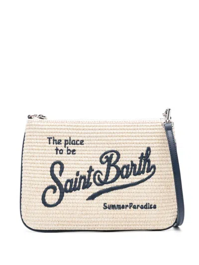 Mc2 Saint Barth Bag With Logo In White