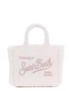 Mc2 Saint Barth Tweed Shopping Bag In Pattern
