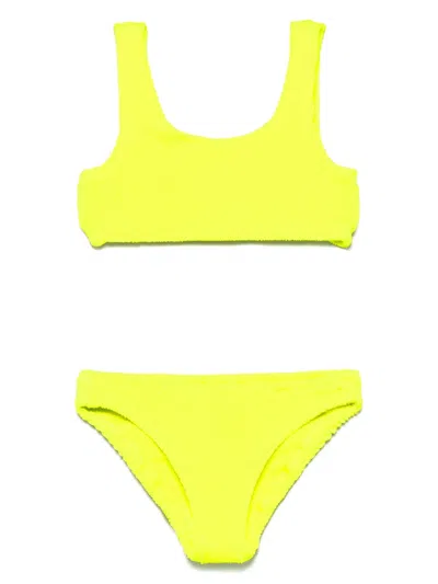 Mc2 Saint Barth Kids' Baker Bikini In Yellow