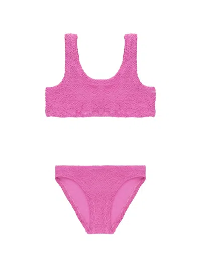 Mc2 Saint Barth Kids' Baker Scoop-neck Bikini In Multi