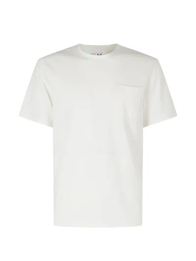 Mc2 Saint Barth Bakewell Chest-pocket T-shirt In White