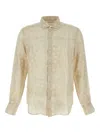 Mc2 Saint Barth Bandana-print Shirt In Neutrals