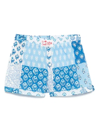 Mc2 Saint Barth Kids' Bandana-print Shorts
