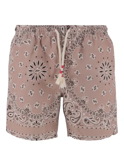 Mc2 Saint Barth Bandana-print Swim Shorts