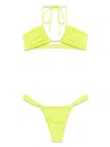 Mc2 Saint Barth Bandeau Bikini In Green