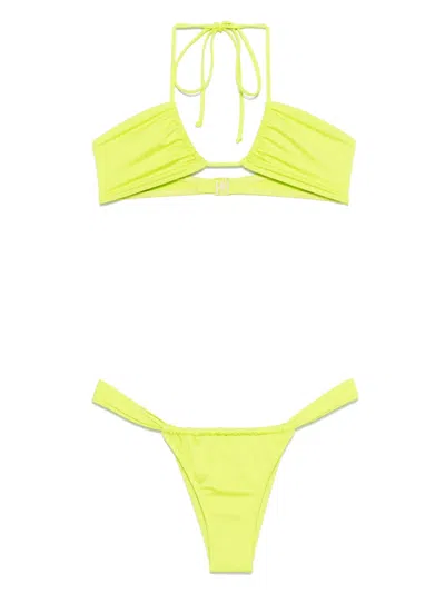 Mc2 Saint Barth Bandeau Bikini In Green