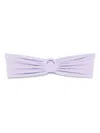 Mc2 Saint Barth Bandeau Bikini Top In Purple