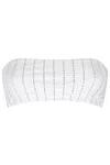 Mc2 Saint Barth Bandeau Bikini Top In White