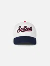 Mc2 Saint Barth Baseball Cap With St. Barth Embroidery In White