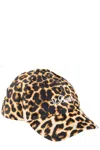 Mc2 Saint Barth Leopard Baseball Cap In Animal Print