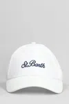 Mc2 Saint Barth Baseball N Hats In White Linen In White