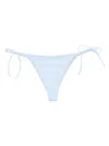 Mc2 Saint Barth Light Blue Basic Bikini Bottoms In Blue