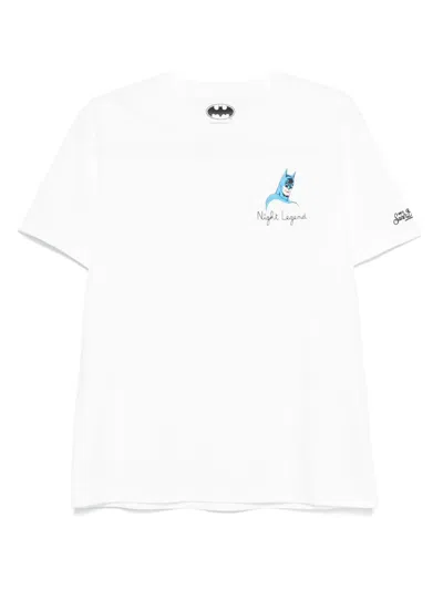 Mc2 Saint Barth Batman Night Legend T-shirt In White