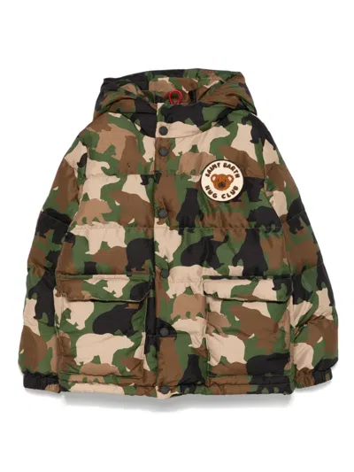 Mc2 Saint Barth Kids' Baxter Coat In Bear Camo Patch