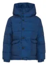 Mc2 Saint Barth Baxter Snoopy-print Padded Jacket In Blue