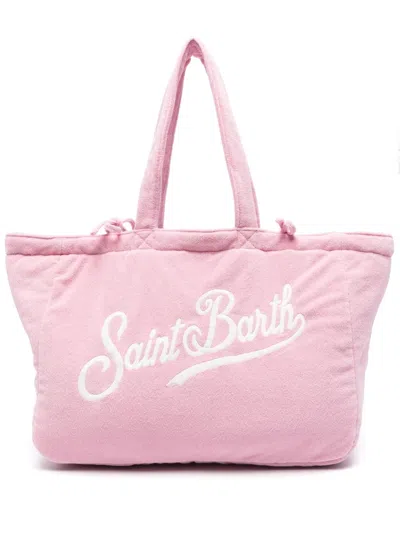 Mc2 Saint Barth Bea Beach Bag In Pink